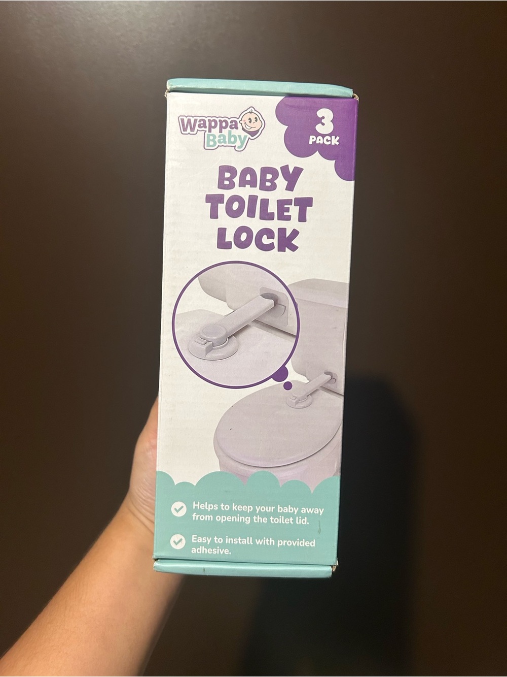 Baby Toilet Lock – White (3 Pack)